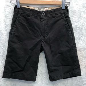 Burton Unisex 5” Inseam Cotton Shorts Washed Black
